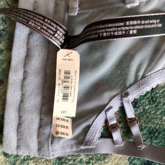 Victoria’s Secret Bra purple strapless lace - Picture 4 of 6